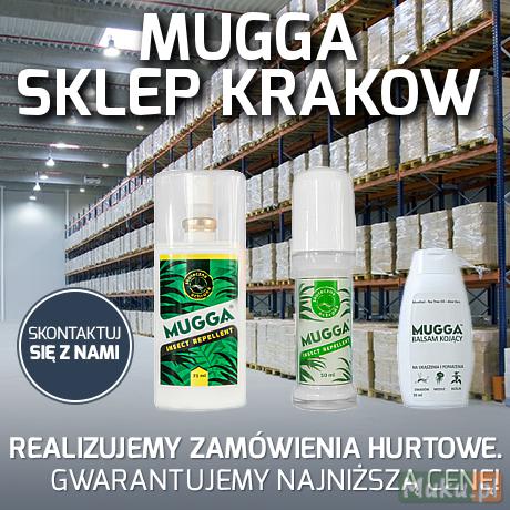Mugga Kraków. Środki na komary Mugga Kraków. Mugga