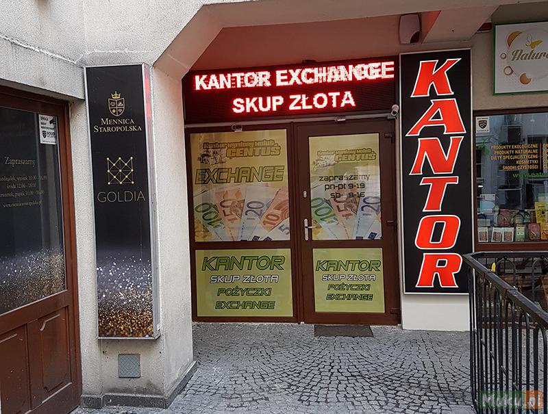 KANTOR CENTUŚ Kraków wymiana walut